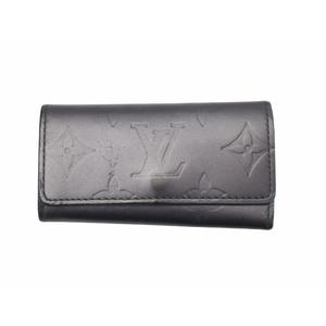 ルイヴィトン LOUIS VUITTON モノグラム マットライン ミュルティクレ4 キーケース NOIR ノワール M65162 メンズ