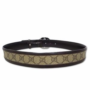グッチ GUCCI 142930 GGスプリーム インターロッキングGバックル付き レザー ベルト メンズ