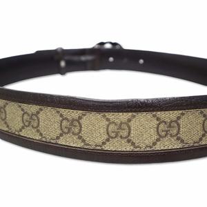 グッチ GUCCI 142930 GGスプリーム インターロッキングGバックル付き レザー ベルト メンズ