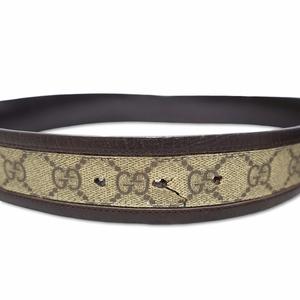 グッチ GUCCI 142930 GGスプリーム インターロッキングGバックル付き レザー ベルト メンズ
