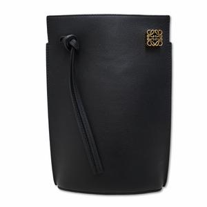 ロエベ LOEWE C630R12X01 DICE POCKET クラシックカーフスキン ダイス ポケット ショルダーポシェット バッグ BLACK(ブラック) メンズ レディース