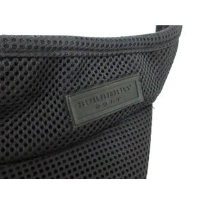 バーバリーゴルフ BURBERRY GOLF サンバイザー 帽子 メッシュ 黒