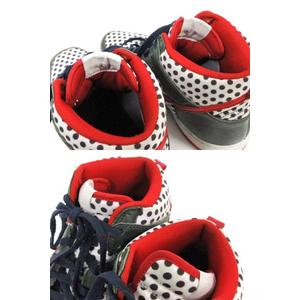 ナイキ NIKE DUNK HIGH ダンク ハイ スニーカー ナイロン レザー Nike Air ハイカットスニーカー オリーブ/レッド