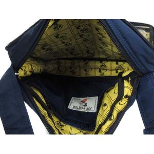 ポーター PORTER JOE PORTER スヌーピー ショルダーバッグ M 青 ブルー