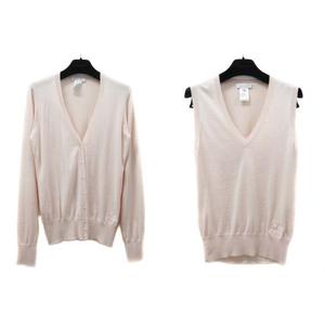 CELINE セリーヌ アンサンブル カーディガン ノースリーブニット