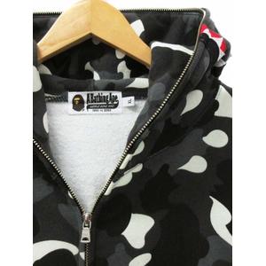 A BATHING APE フーディ　パーカー　エイプ　スウェット　カモフラ アベイシングエイプ SHARK FULL ZIP HOODIE シャーク カモフラ