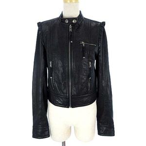 ジューシークチュール JUICY COUTURE シングルライダース レザー 
