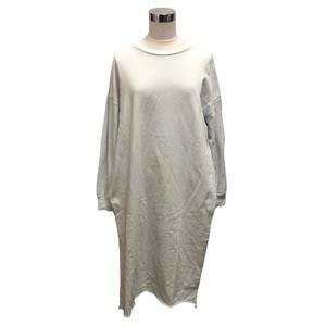 ジャーナルスタンダード レリューム Journal Standard Relume カットソー ワンピース 長袖 ロング丈 スリット コットン F 青 パステルブルー レディース 0 ベクトルパーク