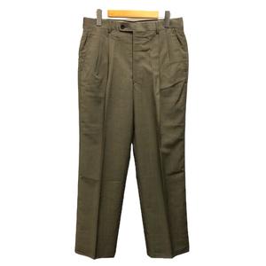 Christian Diorカーキダブルブレストスーツ