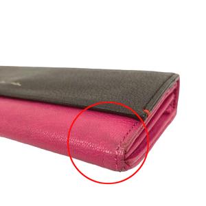 ポールスミス PAUL SMITH 長財布 レザー バイカラー ワン
