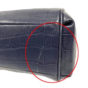 しましまちゃん 未使用　COACH ダークパープル　クロコ風2wayバッグ コーチ COACH バッグ （パープル） -waja bazar - 海外