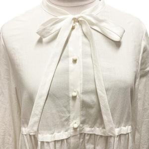 ヨリ yori ワンピース シャツワンピース YR1921-112AT コットン リボン 