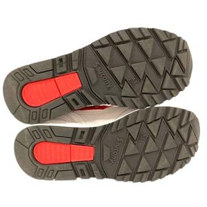 サッカニー SAUCONY スニーカー S70668-2 SHADOW 6000 ローカット ロゴ メッシュ USA6.5 24.5cm 白 ホワイト 赤 レッド メンズ