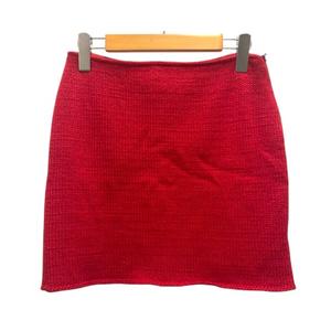 ミュウミュウ miumiu 国内正規 ニットスカート 台形 タイト ウール