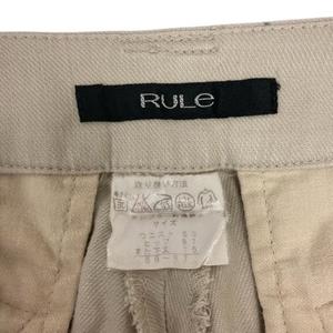 ルール RULe パンツ スラックス リネン S ベージュ レディース
