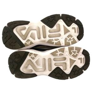 フィラ FILA スニーカー FC2217 厚底 ローカット メッシュ ロゴ 28cm マルチカラー 白 ホワイト 青 ブルー オレンジ 黒 ブラック メンズ