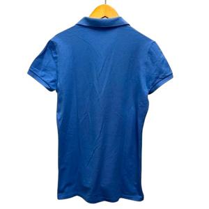 ラルフローレン RALPH LAUREN ポロシャツ カットソー ワンポイント ロゴ刺繍 半袖 М 青 ブルー レディース