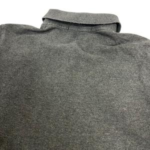 ラルフローレン RALPH LAUREN ポロシャツ 半袖 ロゴ刺繍 コットン S グレー レディース
