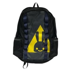 キューン CUNE バックパック リュックサック プリントロゴ ナイロン クッション グレー  メンズ