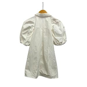 マチャット MACHATT シャツ ブラウス 半袖 無地 コットン混 MCT22S501