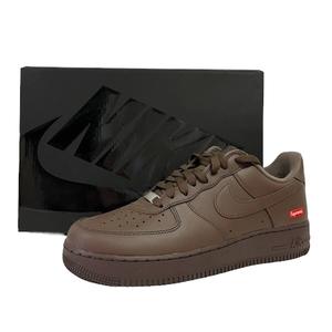 ナイキ NIKE CU9225-200 ×SUPREME AIR FORCE 1 LOW Baroque Brown 