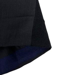 プラダ PRADA パンツ ボトムス テーパード ライン センタープレス 38 紺 ネイビー レディース