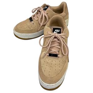 ナイキ NIKE スニーカー AR5339-203 厚底 ローカット レースアップ スエード ロゴ US7.5 24.5cm ピンク 白 ホワイト レディース