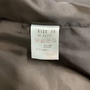 スタニングルアー STUNNING LURE ダウンジャケット 長袖 フード 無地 ナイロン 38 茶 ブラウン レディース