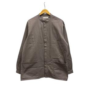 B&Y ユナイテッドアローズ BEAUTY&YOUTH ビューティー&ユース シャツ 長袖 無地 コットン 1211-699-9371 XL モカブラウン メンズ