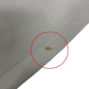 未使用品 ケティ KETTY ワンピース クルーネック レース 長袖 ロング丈 M グレー レディース