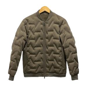 コムサイズム COMME CA ISM ダウンジャケット 長袖 無地 フェザー混 47-21DR01 S カーキ メンズ