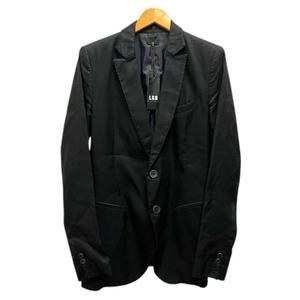 ルグランブルー L.G.B テーラードジャケット ブレザー リネン混 センターベント 無地 長袖 2 黒 ブラック メンズ