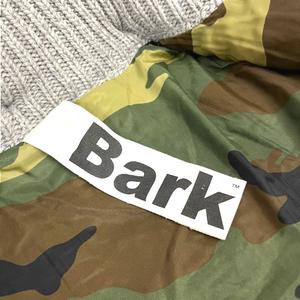 バーク Bark コート ジャケット ニット フード ウール混 長袖 厚手 S グレー メンズ