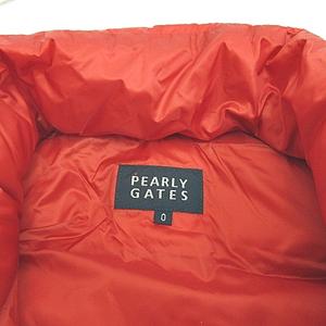 パーリーゲイツ PEARLY GATES ダウン ベスト ジップアップ ナイロン