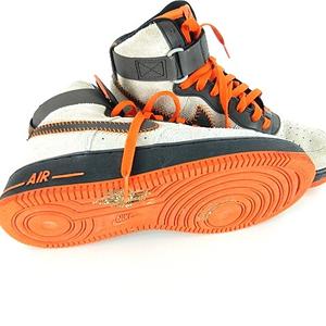 ナイキ Nike 001 Air Force 1 Hi Cmf Prm City Qs エアフォース 1 ハイ プレミアム シティ ハイカット スニーカー グレー オレンジ 27 5 メンズ 022 ベクトルパーク