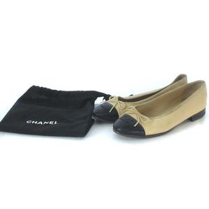 シャネル CHANEL D A02819 ココマーク フラット バレエ シューズ