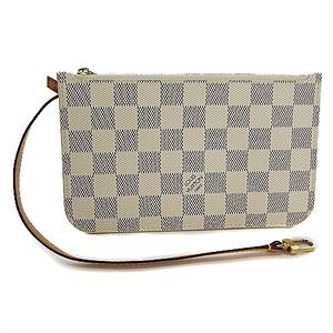 LOUIS VUITTON ルイヴィトン　ポーチ　ダミエアズール　白　ホワイト ダミエ・アズール ポシェット・アクセソワール【ルイ・ヴィトン