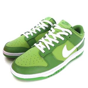 未使用品 ナイキ NIKE DUNK LOW RETRO CHLOROPHYLL/WHITE-VIVID GREEN 
