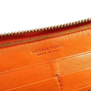 ボッテガヴェネタ　イントレチャート　長財布　オレンジ　114076 BOTTEGA VENETA [未使用] ボッテガヴェネタ イントレチャート