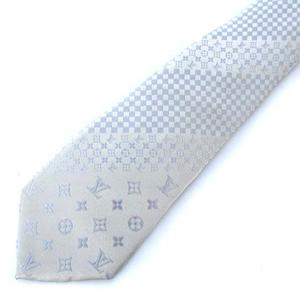 ルイヴィトン Louis Vuitton ネクタイ ホワイト ルイヴィトン LOUIS VUITTON クラヴァット ミックス モノグラム