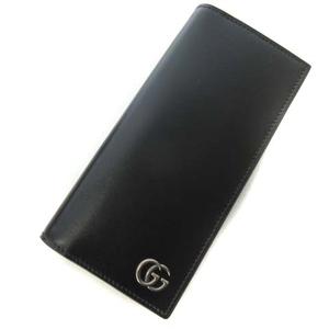 グッチ GUCCI 美品 428740・2067 GGマーモント レザーロングウォレット  