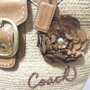 COACH コーチ かごバッグ トートバッグ 花 11798 コーチ COACH 11798 かごバッグ トートバッグ フラワーモチーフ