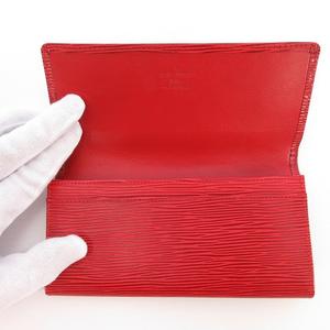 ルイヴィトン LOUIS VUITTON エピ 長財布 お札入れ ポルト エン 3
