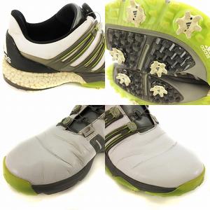 ★美品★アディダス ゴルフシューズ powerband Boa boost Q44848 BOA 27.0㎝ 8883 アディダス adidas Q44848 powerband Boa boost ゴルフシューズ