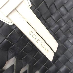 コールハーン COLE HAAN ハンドバッグ 編み込み レザー ブラック
