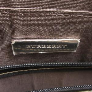 バーバリー　トートバッグ　内側ノバチェック　肩掛け　自立　レザー　ブラック　ロゴ バーバリー BURBERRY トートバッグ ビジネスバッグ 内側ノバ