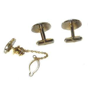 Cartier カルティエ ビンテージカフス、タイタック、タイチェーン