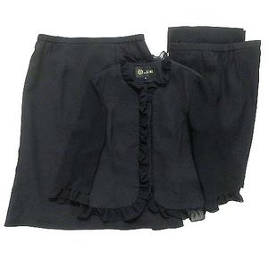 東京ソワール TOKYO SOIR セットアップ ブラックフォーマル 礼服 3点 