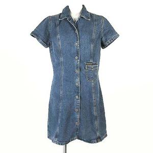 カルバンクラインジーンズ Calvin Klein Jeans デニムワンピース ひざ  