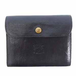 極美品】イルビゾンテ 三つ折り財布 たのむ 小銭入れ付 ミニ財布  